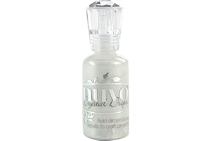 Tonic Studios Nuvo Crystal Drops 1.1 oz. Ivory Seashell, Acrylic, Multicoloured, 1.15 x 1.15 x 3.4 cm