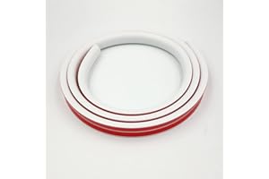 ZZLQIAN Goulotte Passe Cable Sol | Protege Canal De CâBle Flexible | Autocollante | Gestion Et Masquage De CâBles Simples | pour Bureau Maison EntrepôT (Blanc, 150 × 2cm)