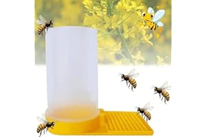 BIMHAYUU Bee Drinking Water Waterer Feeder Beehive Beekeeping Water Dispenser Honey Beehive Entrance Feeder Bee Drinking Beekeeping Equipment Nest Beekeeper Tool (1 PC)