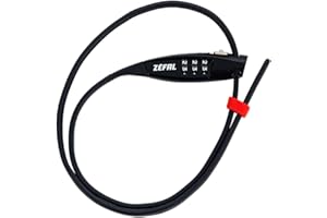 ZEFAL K-Traz Zip3 XL - Sangle Antivol à Code à 3 Chiffres - Collier de Serrage - Antivol de Selle ou Casque - Compact et Résistant - 100 g