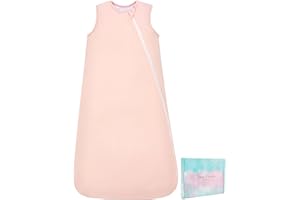 SIMYJOY 2.5 Tog Baby Sleeping Bag, Bamboo Winter Sleeping Bag Baby 18-36 Months, Quilted Warm Toddler Sleep Sack, Soft Lightweight Sleep Bag for Boys Girls Essentials