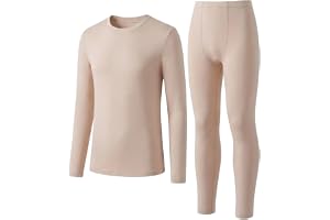 Haloumoning pojkar termiska underkläder set långärmad | Mjuk, hudvänlig, varm, stretchig, andningsbar, rund hals, baslager, sport, löpning, skidåkning, utomhus, barn, 5-14 år