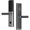 Northrend Smart Door Lock 37cm Hight TT Lock WiFi Version No Gateway Required, Keyless Entry Lock Fingerprint Electronic Digital Keypad with App Remote Control Auto Lock