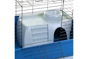 marko Pet Accessories Rabbit Guinea Pig Pet Cage Hutch Indoor Cages Water Bottle House Accessories (Pet House & Bowl)