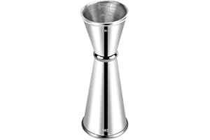 Delgeo Jigger da Cocktail in Acciaio Inossidabile (1oz/2oz Graduazioni）