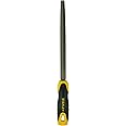 Stanley 0-22-462 Lima Triangular entrefina 200 mm, Black/Yellow