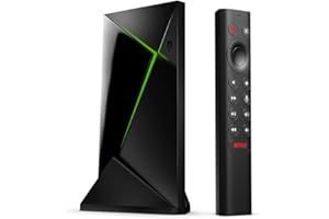 NVIDIA SHIELD Android TV Pro Streaming Media Player, film in 4K HDR, sport dal vivo, Dolby Vision-Atmos, upscaling potenziato da IA, GeForce NOW cloud gaming, Google Assistant integrato