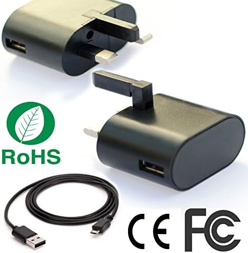 Buyersbargin® Universal Micro USB Cable Lead SLIM MODEL MAINS Wall UK CHARGER FOR Google Asus / Samsung Galaxy / HTC LG Nexus / Nokia Window / Tablet / UK SELLER