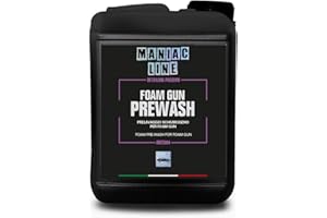 MANIAC LINE MAFRA Mafra, Maniac Car Detailing Line, Formato 2L, Foam Gun Prewash, Prelavaggio Schiumogeno Ideale per Lavaggio Auto con Foam Gun