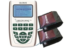 Magnum XL – Pro con 2 solenoides flexibles Globus Magnetoterapia 2 canales – 500 Gauss de pico total