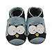 Sayoyo Baby Infant Toddler Boy Owl Soft Sole Leather Shoes 6-12months Light Blue