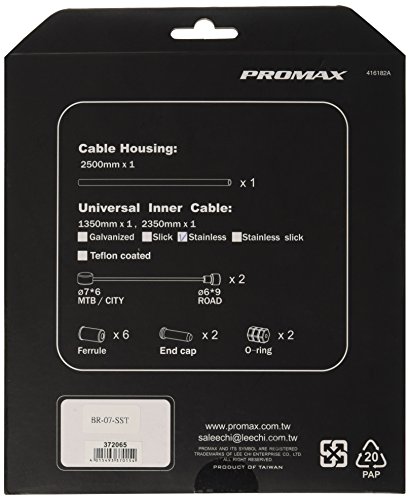 Promax Bowdenzüge für Bremsen, silber - 2