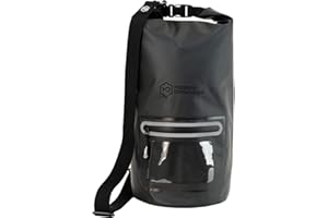 ‎MISSION DARKNESS Mission Darkness Dry Shield Faraday Tote Bag 15-Liter-Kapazität // wasserdichte Tasche für Sicherheit und Transport von elektronischen Geräten Signalblockierung Anti-Tracking EMP-Schild Datenschutz