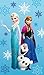 Produktbild Familando Disney die Eiskönigin Strandtuch 75 x 150 cm ELSA, Anna, Olaf 100% Baumwolle Frozen Arctic