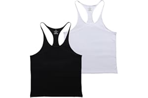 Muscle Alive Hombre Camisetas de Tirantes Entrenamiento Hombre Fitness Deportivo Gimnasio Tops Camisetas T-Shirts Chaleco