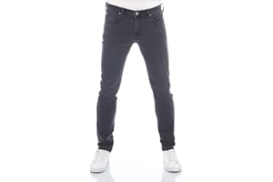 Lee Męskie dżinsy Luke Slim Fit zwężane męskie spodnie jeansowe bawełna denim stretch niebieski czarny szary w31 w32 w33 w34 w36 w38