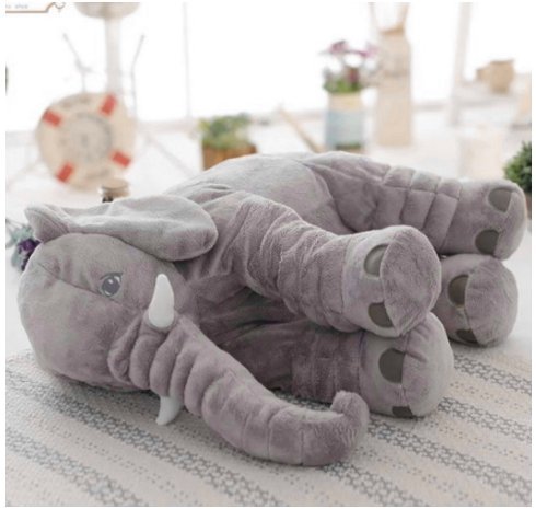 ZEARO Baby-weiches Plüsch-Elefant Schlafkissen Kids Lendenkissen Spielzeug 2 Sizes - 6