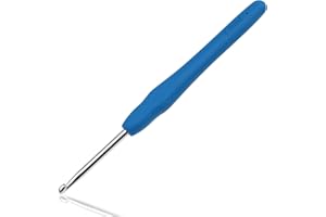 DOXIRU Crochet Hooks 4.0 mm Colourful Knitting Crochet, High Quality Aluminium Ergonomic Soft Handle Knitting Needle for Yarn Craft, Suitable for Beginners to Learn Hand-Knitted Sweaters