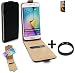 Produktbild TOP SET: 360° Flipstyle Schutz Hülle Smartphone Tasche für Archos 50 Neon, schwarz + TPU Bumper, Case Hülle Flip cover - K-S-Trade (TM)