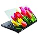 Produktbild LAPTOP AUFKLEBER 15" Sticker 27x36cm Notebook Netbook Skin Folie Schutz 8-var. (Blumen)