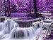 Produktbild 5D DIY Diamond Painting by Numbers Kits, Crystal Full Drill Embroidery Cross Stitch Rhinestone Mosaic Drawing Art Craft Home Wall Decor, Waterfall 11.8*15.7 Inch
