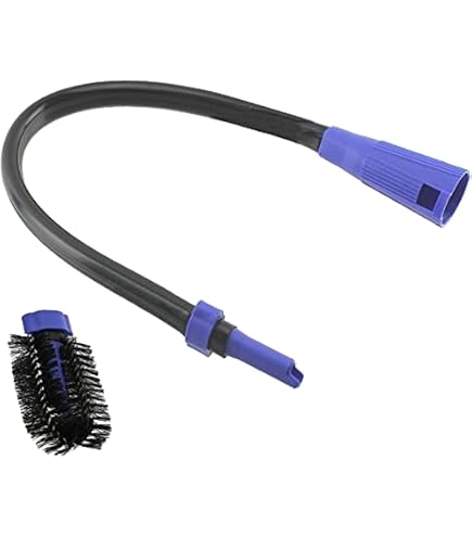 PakTrade Bocchetta Flessibile Per Aspirapolvere Con Spazzole - 65 Cm, Adattabile 30-38 Mm, Per Hoover 862 E SX 9548 Dinamis