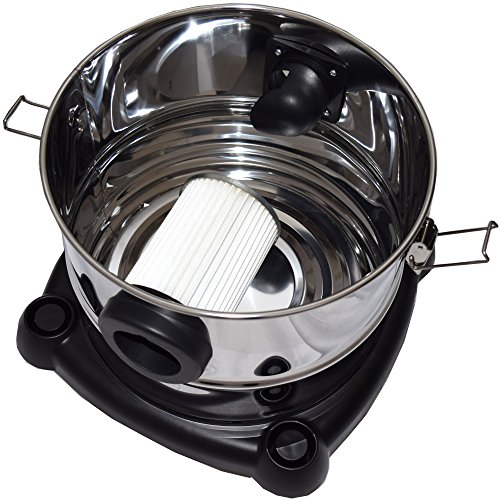 Syntrox Germany 4 in 1 2000 Watt Edelstahl 35 Liter Aschesauger mit Motor Feinstaubsauger Aschestaubsauger - 9