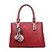 Produktbild Koreanische Version Des Trends Der Mode Und Der Empfindlichen Geprägten Straßen-Schulter-tragbaren Weiblichen Tasche,Red-32 * 21 * 13cm