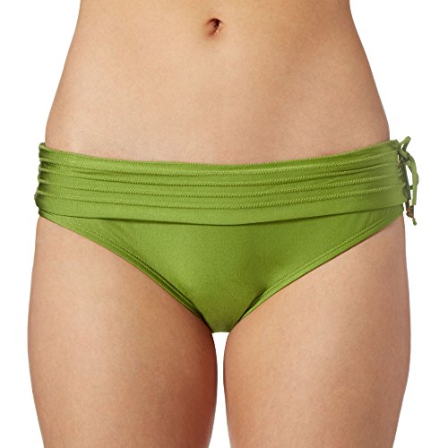 J By Jasper Conran Womens Designer Green Stitched Fold Bikini Bottoms 14