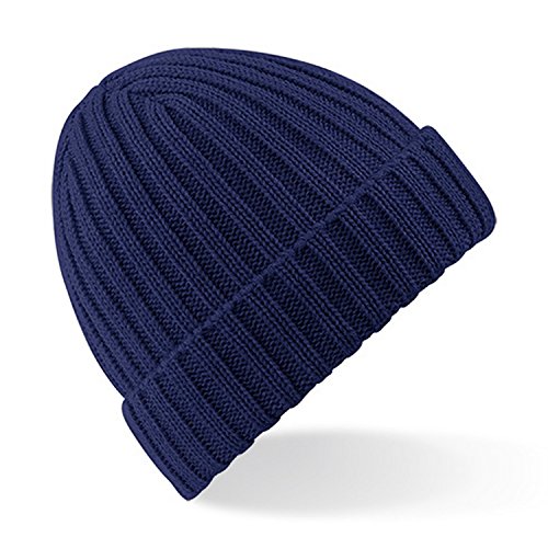 Beechfield - Bonnet épais - Homme (Taille unique) (Bleu marine Oxford)