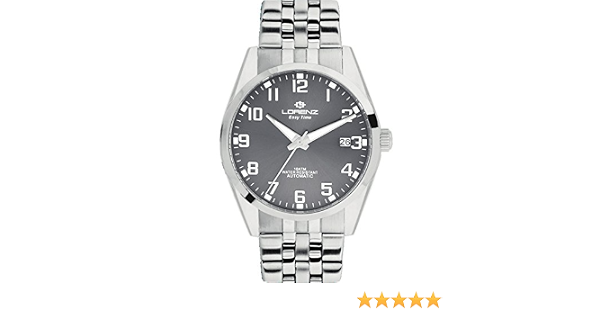 Orologio Uomo Lorenz Easy Time Automatico Nero : Amazon.it: Orologi