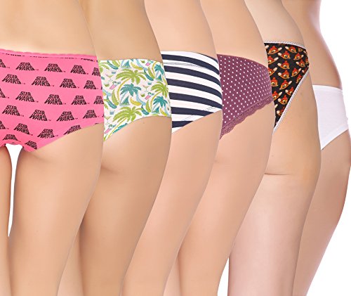 Pepperika Cotton Lycra Panties (Pack of 6) RS.439 (76.00% Off) - Amazon