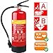 Produktbild nach DIN EN 3 zertifizierter Feuerlöscher Schaumlöscher mit Druckanzeige und Wandhalter (6Liter Schaumlöscher)