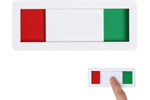 POPETPOP Signo de Privacidad Signo Vacío Ocupado para El Baño de La Oficina en Casa Hoteles de Conferencia Hospital Indicador de Puerta Deslizante en Vacío O Ocupado