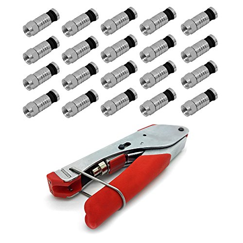 Kompressionszange KLEIN 20 x F Kompressionsstecker 7 7,5 mm Kompression Stecker