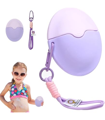 Lot De 2 Applicateurs De Crème Solaire Rechargeables, Pour