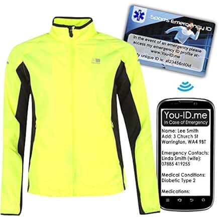 fluorescent running jacket nike