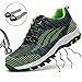 Produktbild SUADEEX Damen Herren Sicherheitsschuhe Arbeitsschuhe Sportlich Trekking Wanderhalbschuhe Stahlkappe Schutzschuhe Hiking Schuhe Traillaufschuhe- Gr. 42 EU, Grün