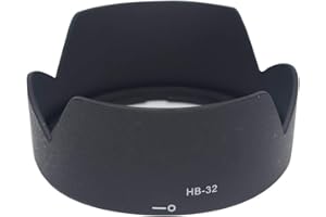 Komet Paraluce per Nikon D3100, D320, D5100, D5200, D7000 e D7100 con Nikkor 18-135 mm, 18-105 mm, 18-140 mm VR DX Zoom Lente, sostituisce Nikon HB-32