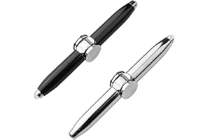 KRYMSON 2 penne giroscopio a punta delle dita, penna stilografica, luminosa, adhs, magnetica per dito, giroscopio multifunzionale