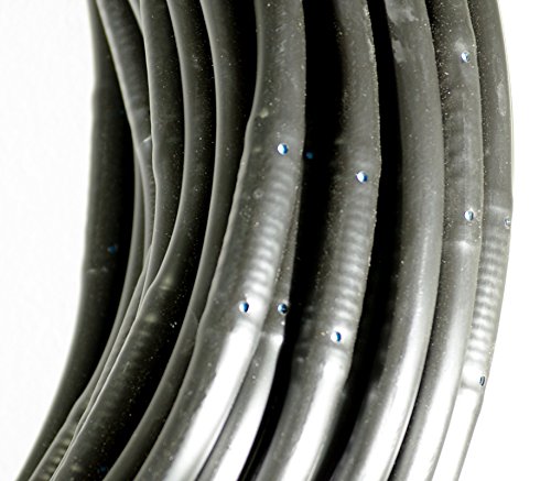 Bewässerungsschlauch mit 16-mm-Löchern zur Tröpfchenbewässerung, selbstausgleichend, 50 m, mit Anschluss für Wasserhahn - 2