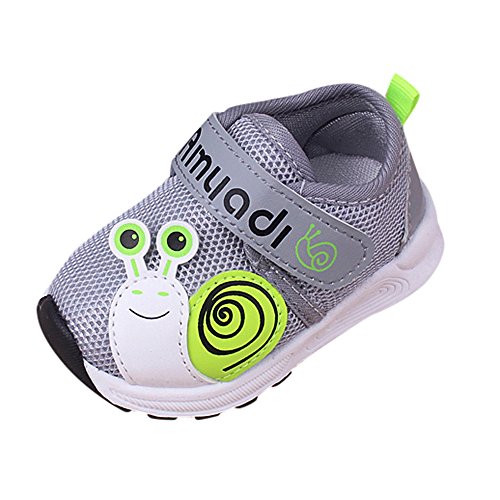 Preisvergleich Produktbild Quaan Herbst Winter atmungsaktiv beiläufig Kinder Gestreift Spleißen Mesh Schuhe Jungen Mädchen rutschfest niedlich weich gemütlich Reise Foto Sonnenlicht ausgehend Party einfach Turnschuhe (15-19)