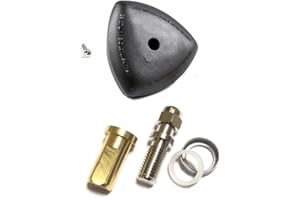 ALGOMAS® Pack Pomo de Olla y Husillo Completo | Válido para Magefesa: Star 13 y Alustar 22, Alza: Melisa | Código Pomo 09REMECPSTC | Incluye Cono, Husillo, Arandelas, Tuerca y Tornillo