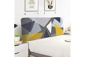 UYEOCO Fodera Copri Testata Letto Copertura Testiera Letto Matrimoniale Singolo Elastica per Letto Fodera Premium Protezione Elastico all-Inclusive Coperchio Testata Letto