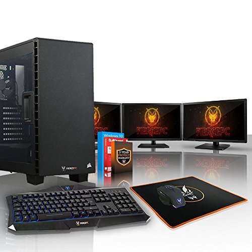 Fierce VIPER Spielcomputer - schnell AMD Ryzen 7 1800X 4GHz - 16GB 2133 MHz DDR4 RAM - NVIDIA GeForce GTX 1080 Ti 11GB - (406109)