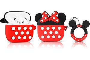 Custodia carina per AirPods di 4a generazione, per auricolari wireless AirPods 4, custodia di ricarica in silicone XMBYGY con motivo cartoni animati, antiurto, protettiva con moschettone, per uomo,