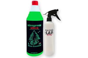 MASTER LAP Nicegreen Ultra + Difusor Pequeño 500ml - Limpiador Ecológico Portátil, Ideal para el Coche y Hogar