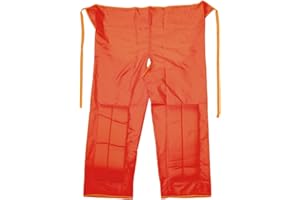 PARDINI Piantallegra - Copri pantaloni con robusta imbottitura proteggi stinchi in nylon arancio da giardinaggio ideale per decespugliatore. Resistenti e impermeabili. Prodotti in Italia.