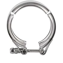 2.5" Stainless V-Band Clamp + Flange Kit For Turbo Downpipe Wastegate Exhaust