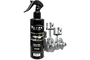 Fayfa Engine Cleaner & Degreaser Spray – 8 FL.OZ | Biodegradable Formula for Removing Grease, Oil, Dirt & Grime, Fast & Effective Car Engine Cleaning Solution